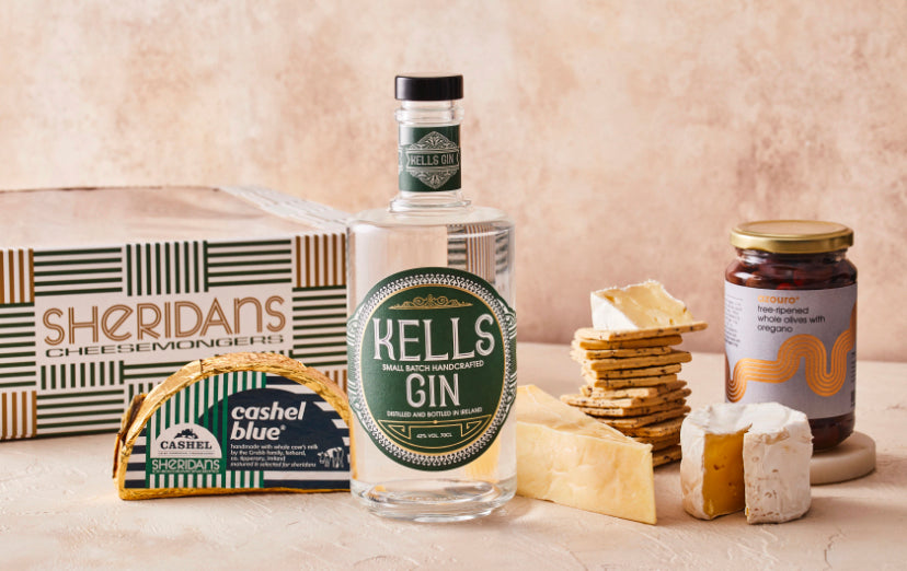 Kells Gin collaboration with Sheridans cheese