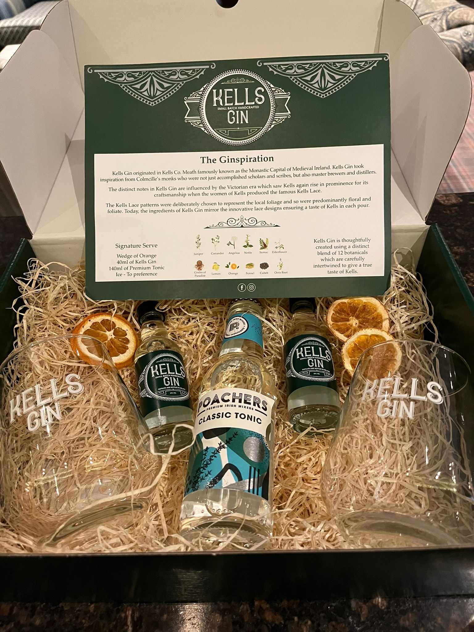 Kells Gin Miniature Box 